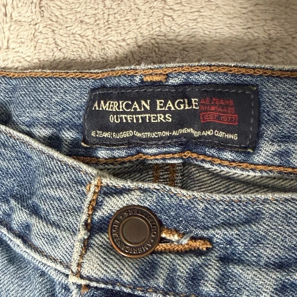 Y2K American Eagle Bootcut Jeans Early 2000s AE Outfitters Denim Size 33x34